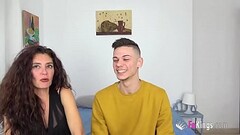 Zazel teaches a young and nervous guy a lesson on hard sex with a GILF Thumb