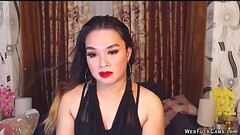 Brunette webcam girl chatting Thumb