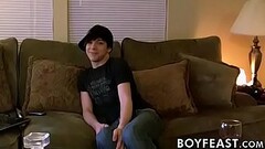 Emo twink gives long sloppy blowjob before being fucked bare Thumb