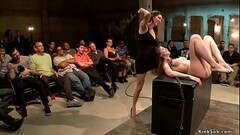 Brunette sub public whipped and fucked Thumb