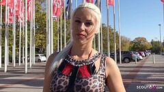 GERMAN SCOUT - CATCH PORNSTAR BLANCHE BRADBURRY AT EVENT IN BERLIN AND TALK TO FUCK Thumb