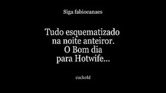 O plano, corno armou um Bom dia especial para Hotwife com o comedor fixo enquanto ela d.. Thumb