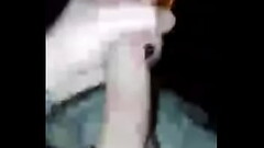 Jerking off huge dick in women'_s underwear Thumb