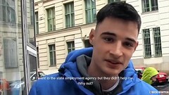 Czech dude suck fuck hard cock for some extra cash - CZECH HUNTER Thumb