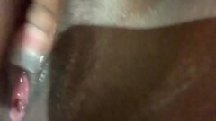 Yung Ebony Fingering Herself CREAMMM Thumb