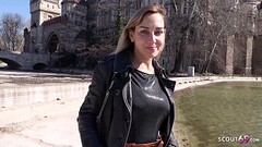 GERMAN SCOUT - BIG h. NATURAL BOOBS TEEN TALK TO FUCK AT PICKUP CASTING Thumb