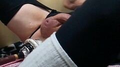 Using my cum for lube Thumb