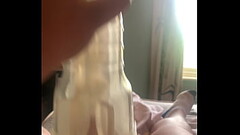 Small dick using clear flesh light no cumshot Thumb
