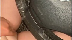 Horny milf in the car Thumb