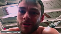 Horny dudes (Max Adonis, Nic Sahara) fucked in a public shop - Reality Dudes Thumb