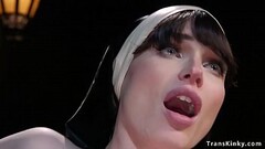 Tattooed master anal fucks shemale nun Thumb