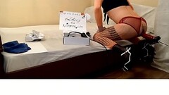 Kinky crosdresser Ally verification video with sex machine anal play Thumb