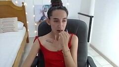Shy Chick Does A Striptease Vigorously Just For You - cam girl From Japan Thumb
