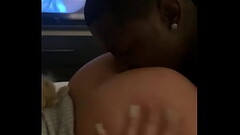Fine ass black guy I met downtown Chicago eats my big ass on my birthday Thumb