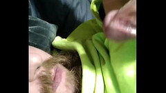 Quick shot in own mouth Thumb