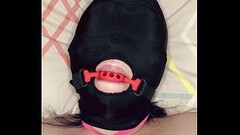 My wife with new costume and a ball gag 1 Thumb