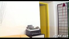 Ribald ass drilling with sex toy Thumb