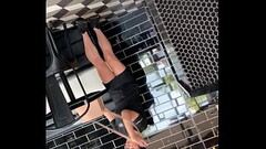 Asian girl short skirt with no panty Thumb