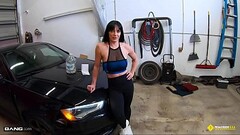 Roadside - Fit Girl Gets Her Pussy Banged By The Car Mechanic Thumb