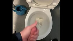 Got hard at work cumshot on the work walls Thumb