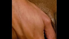 Playing with my pussy after a bath Thumb
