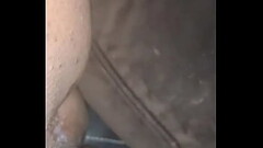 Ebony phat pussy creamy solo dildo Thumb
