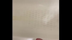 Holding my balls while I piss after drinking Thumb