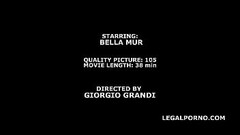 DAP Destination Bella Mur 4on1 No Pussy, Balls Deep Anal, Gapes, First DAP and Swallow GIO1394 Thumb