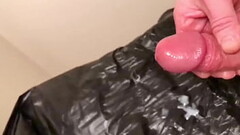 Close up slow motion cum string Thumb