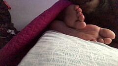 Smelling Her Feet and Sucking her Toes while she s. Thumb