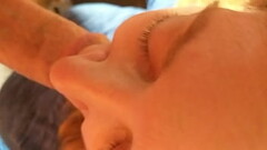 Milf sucking balls and cock and shaft Thumb