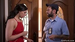 Husband anal bangs brunette wife bdsm Thumb