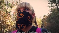 Outdoor blowjob. Stalker Karina sucked a dick to a guard at an abandoned camp Thumb