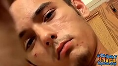 Petite twink strips naked and passionately masturbates Thumb