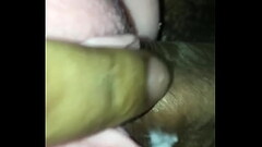 Creamy white pussy on black dick Thumb