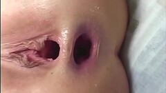 She shows him her tits, her ass, then he takes her cunt and it gets very warm - and everything in he Thumb