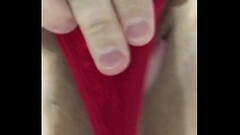 Rubbing myself like a girl while tucked and then cumming Thumb