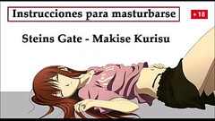 JOI hentai en espa&ntilde_ol con Kurisu de Steins Gate, un experimento especial. Thumb