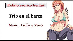 Relato hentai (ESPA&Ntilde_OL). Nami, Luffy y Zoro hacen un tr&iacute_o en el barco. Thumb