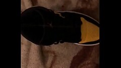 my friend fucks his Jordans Thumb