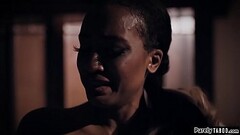Photographer makes an ebony model squirt Thumb