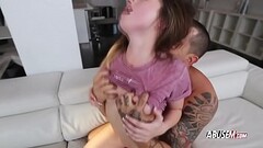 Precious tight teen gets hardly impaled by a rough guy Thumb