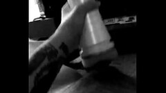 Tattooed hairy teen just got his cast off and can&rsquo_t wait to cum Thumb