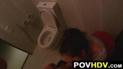 Public Restaurant Washroom Fucking POV Thumb
