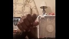 Stroking My Big Dick Thumb
