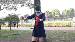 blindfold outdoor walking Thumb