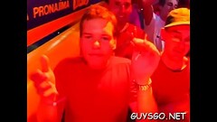 Excited men go absolutely wild Thumb