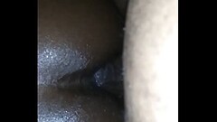 Up close bent over stroking my dick in the pussy and ass Thumb