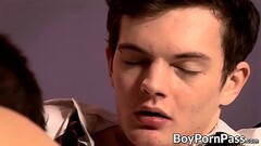 Twink Bryan Moore cum sprayed after fucking doggystyle Thumb