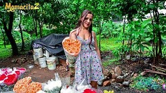 MAMACITAZ - Latina Flower Girl Rosa Galindo Gets Deep Fucked In Her Afternoon Break Thumb